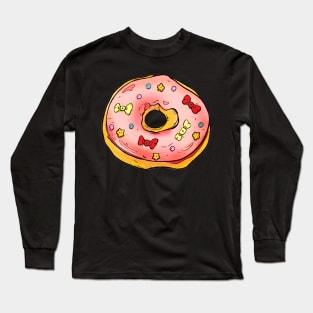 Kawaii Donut Long Sleeve T-Shirt